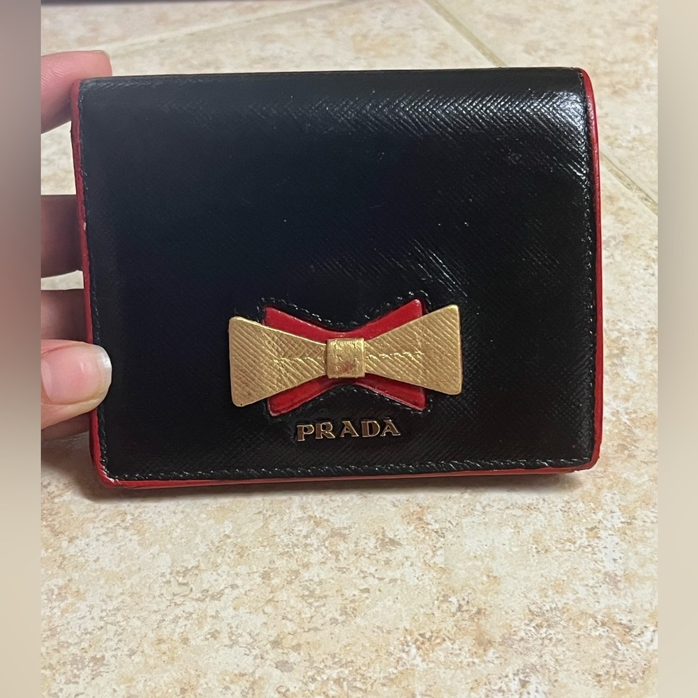 PRADA Bow wallet (repainted)
